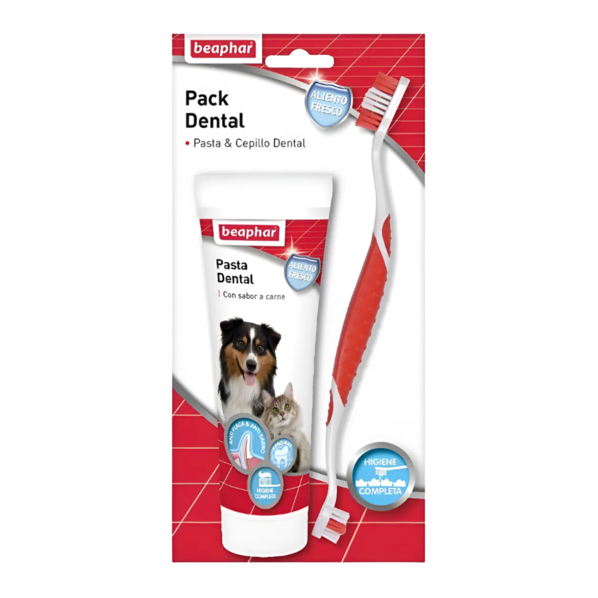 PACK PASTA DENTAL + CEPILLO DENTAL BEAPHAR