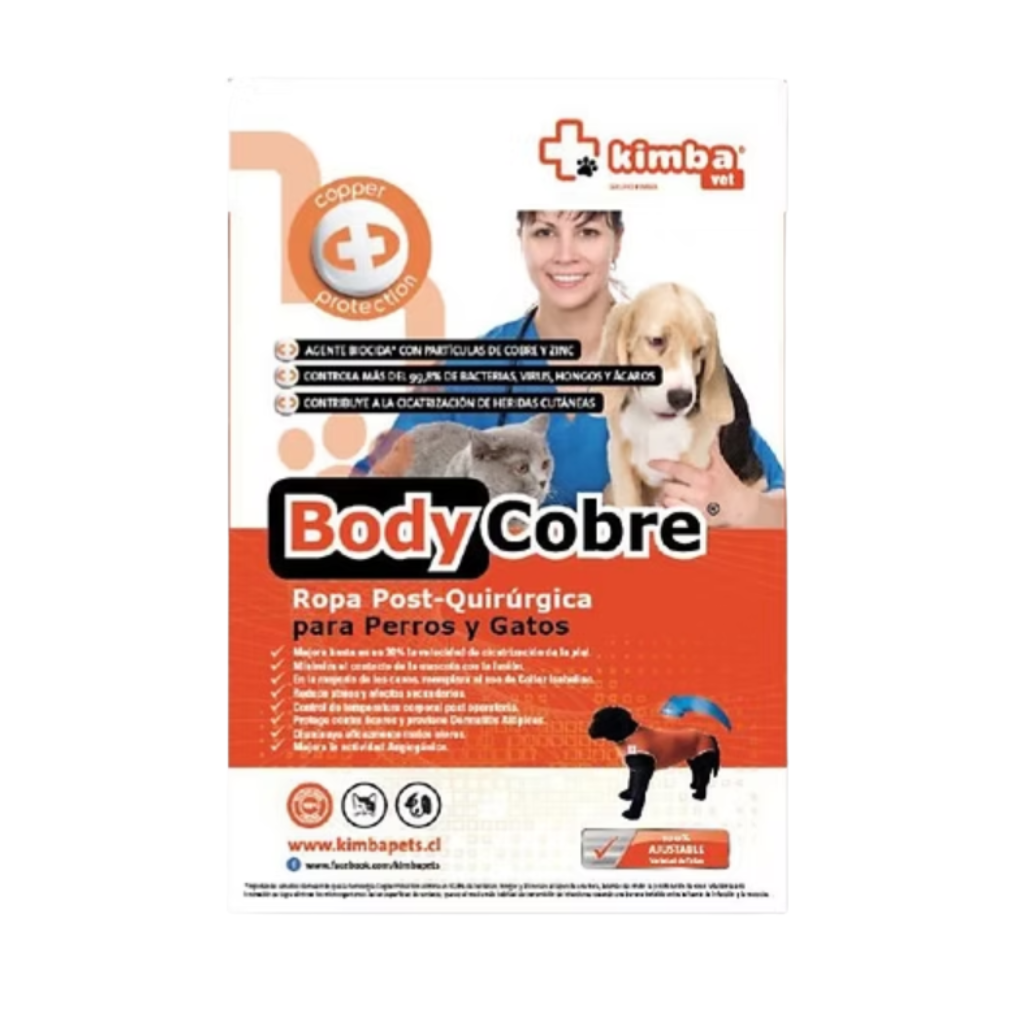 BODY COBRE POST-QUIRÚRGICO TALLA 0
