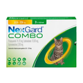 NEXGARD COMBO PIPETA GATO 2.5-7.5 KG 0.9 ML X 3 UNIDADES