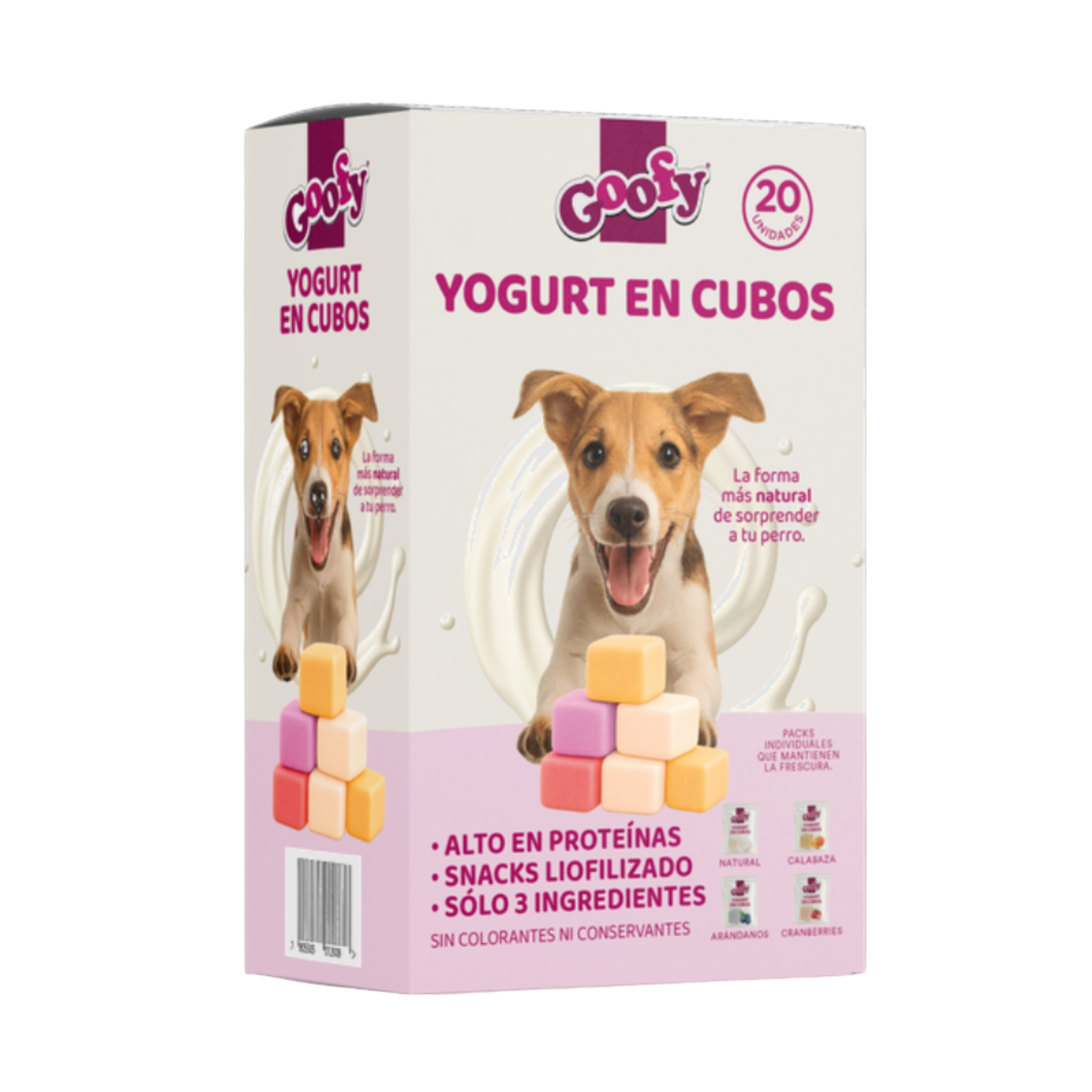 GOOFY YOGURT EN CUBOS (20 UNIDADES)