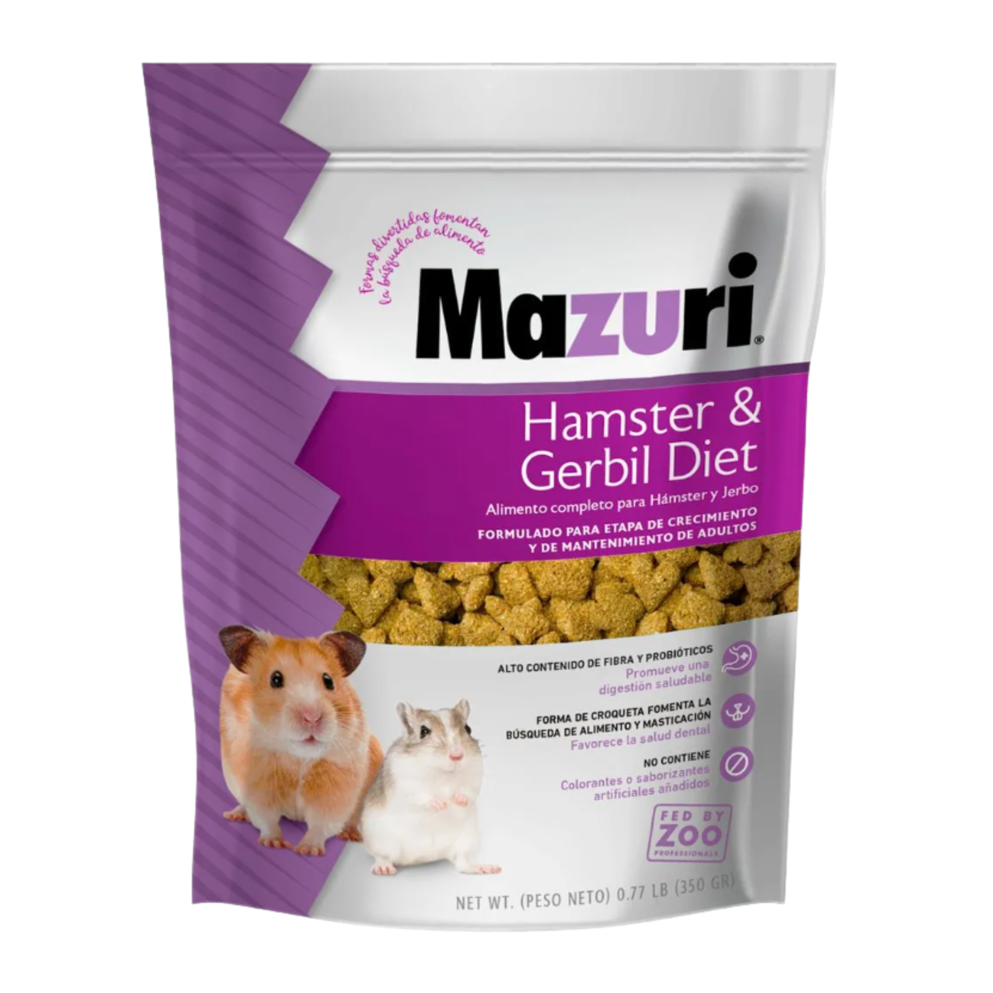 MAZURI PARA HAMSTER Y JERBO 350 Gr