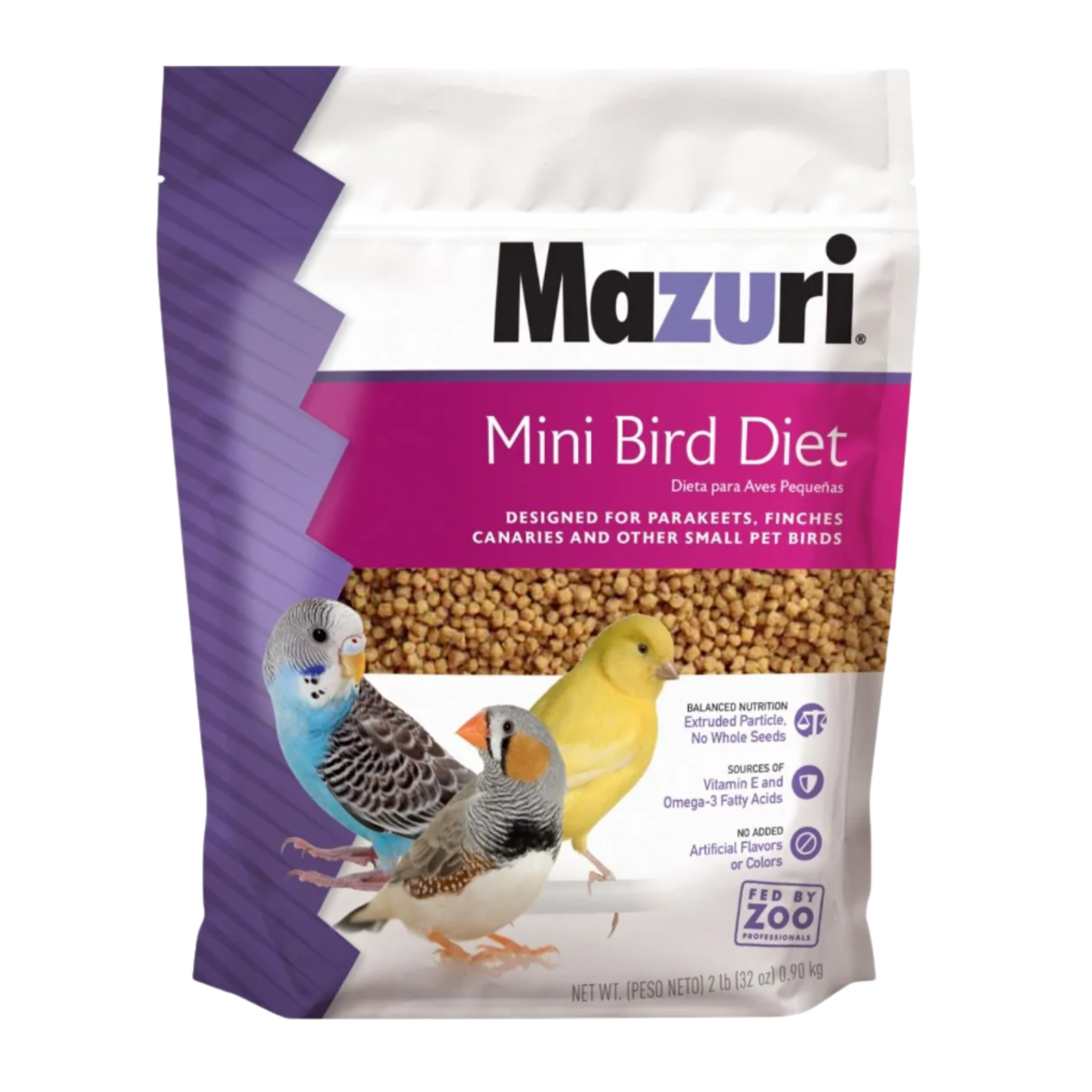 MAZURI SMALL MINI BIRD DIET (900GR)
