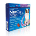 NEXGARD SPECTRA 15.1-30 KG X 3 COMPRIMIDOS MASTICABLES